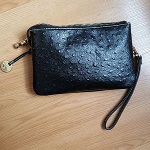 Leather clutch